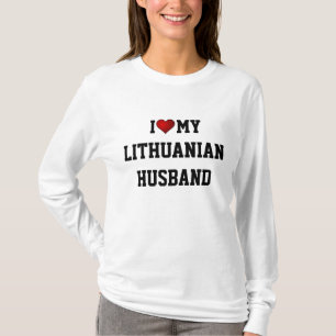 LITOUWEN: IK HOOP VAN MIJN LITOUWSE HUSBAND T-SHIRT