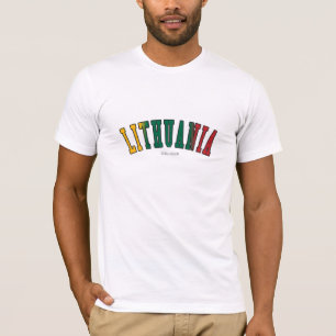 Litouwen in nationale kleuren t-shirt