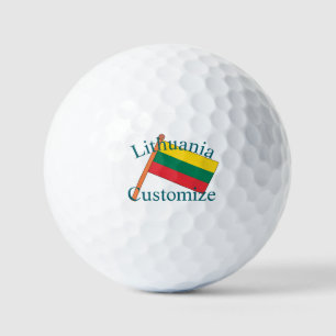 Litouwen Land Vlag Thunder_Cove Golfballen