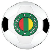 Litouwen Lietuva Voetbal (Gedraaid)