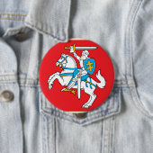 Litouwen, Litouwen Ronde Button 4,0 Cm (In situ)