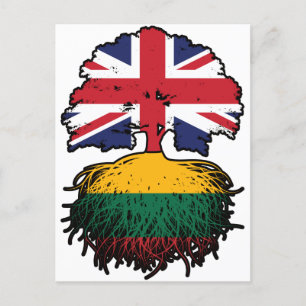 Litouwen Litouws Brits Verenigd Koninkrijk Briefkaart
