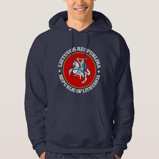 Litouwen (rd) hoodie (Voorkant)