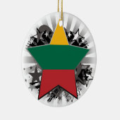 Litouwen Star Keramisch Ornament (Rechts)