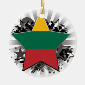 Litouwen Star Keramisch Ornament