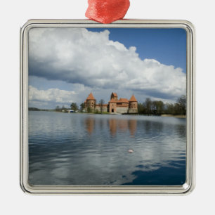 Litouwen, Trakai. Eiland Kasteel Metalen Ornament