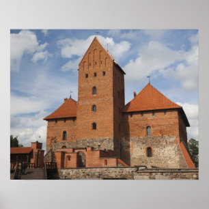 Litouwen, Trakai, Trakai Historisch Nationaal 3 Poster