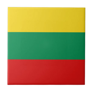 Litouwen Vlag Keramische Tegels Tegeltje