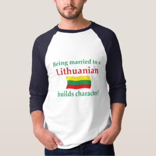 Litouws bouwtekenmerk t-shirt