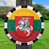 Litouws dartboard en Litouwse vlag/spelbord Dartbord