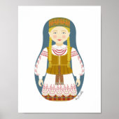 Litouws Matryoshka Poster (Voorkant)