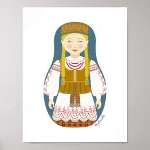 Litouws Matryoshka Poster