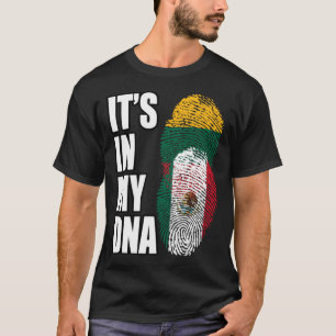 Litouwse en Mexicaanse DNA-vlag voor het erfgoed v T-shirt