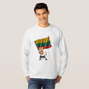 Litouwse fan kat t-shirt