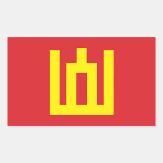 Litouwse legervlag rechthoekige sticker