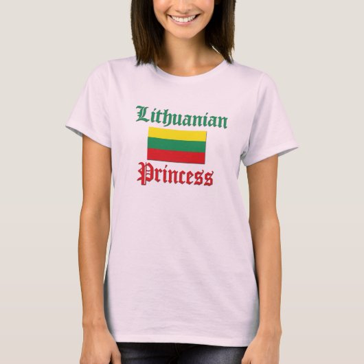 Litouwse prinses t-shirt (Voorkant)