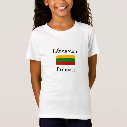 Litouwse prinses t-shirt (Voorkant)