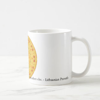 Litouwse Proverb-opportuniteit inspirerend citaat Koffiemok