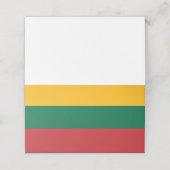 Litouwse vlag (Buitenkant ongevouwen)