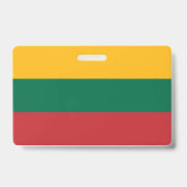 Litouwse vlag badge (Achterkant)