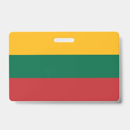 Litouwse vlag badge (Voorzijde)