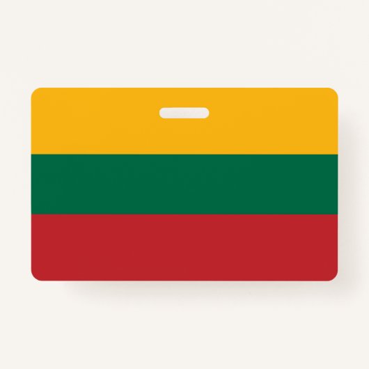 Litouwse vlag badge (Voorkant)