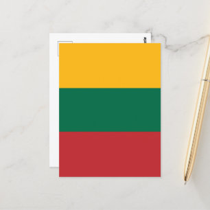 Litouwse vlag briefkaart