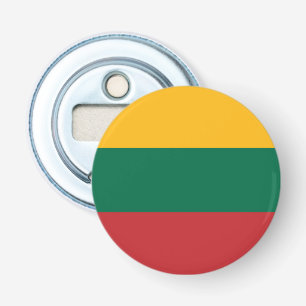 Litouwse vlag button flesopener
