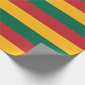 Litouwse vlag cadeaupapier (Hoek)