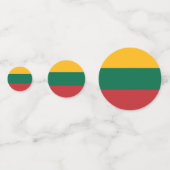 Litouwse vlag confetti (Voorkanten)