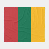 Litouwse vlag fleece deken (Voorkant (Horizontaal))