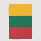 Litouwse vlag golfhanddoek (Voorkant)