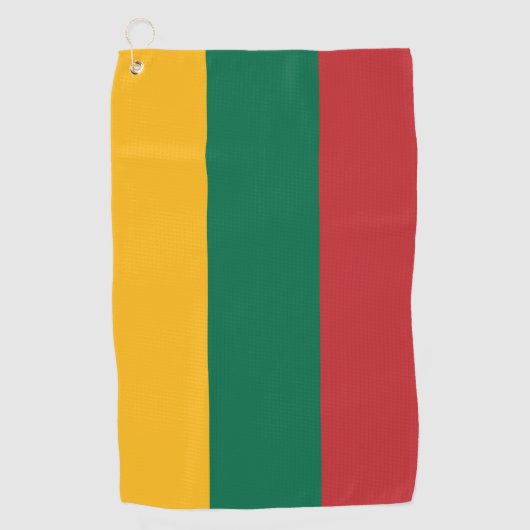 Litouwse vlag golfhanddoek (Voorkant)