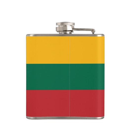 Litouwse vlag heupfles (Achterkant)