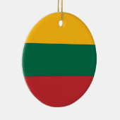 Litouwse vlag keramisch ornament (Rechts)