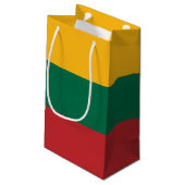 Litouwse vlag klein cadeauzakje (Achterkant Gekanteld)