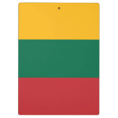 Litouwse vlag klembord (Achterkant)