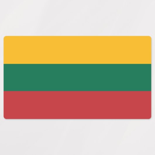 Litouwse vlag labels (Design 1)