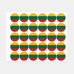 Litouwse vlag labels