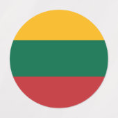 Litouwse vlag labels (Design 2)