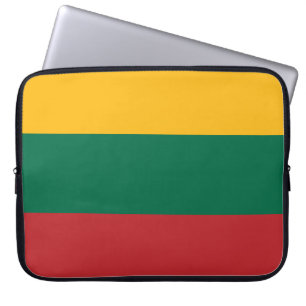 Litouwse vlag laptop sleeve