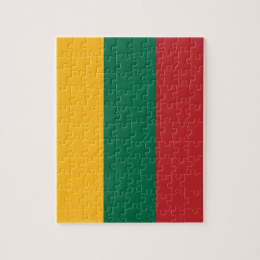 Litouwse vlag legpuzzel (Verticaal)