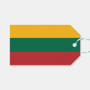 Litouwse vlag (Litouwen) Cadeaulabel