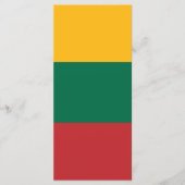 Litouwse vlag menu (Voorkant)