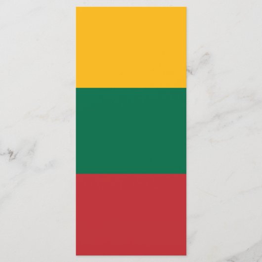 Litouwse vlag menu (Voorkant)