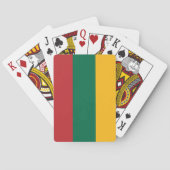 Litouwse vlag pokerkaarten (Achterkant)