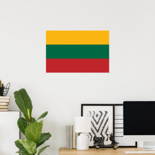 Litouwse vlag poster