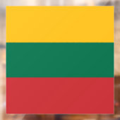 Litouwse vlag raamsticker (Vel 2)