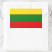 Litouwse vlag rechthoekige sticker (Tas)
