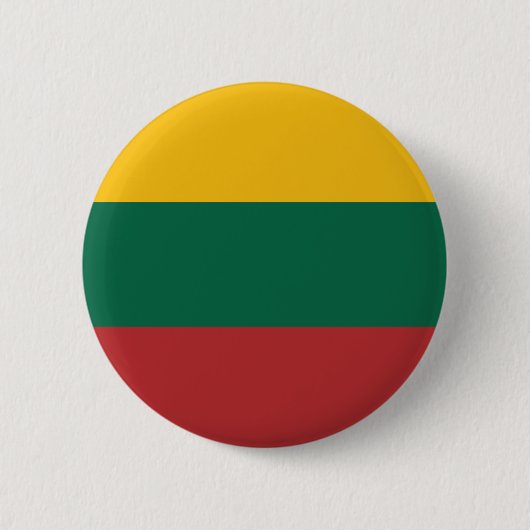Litouwse vlag ronde button 5,7 cm (Voorkant)